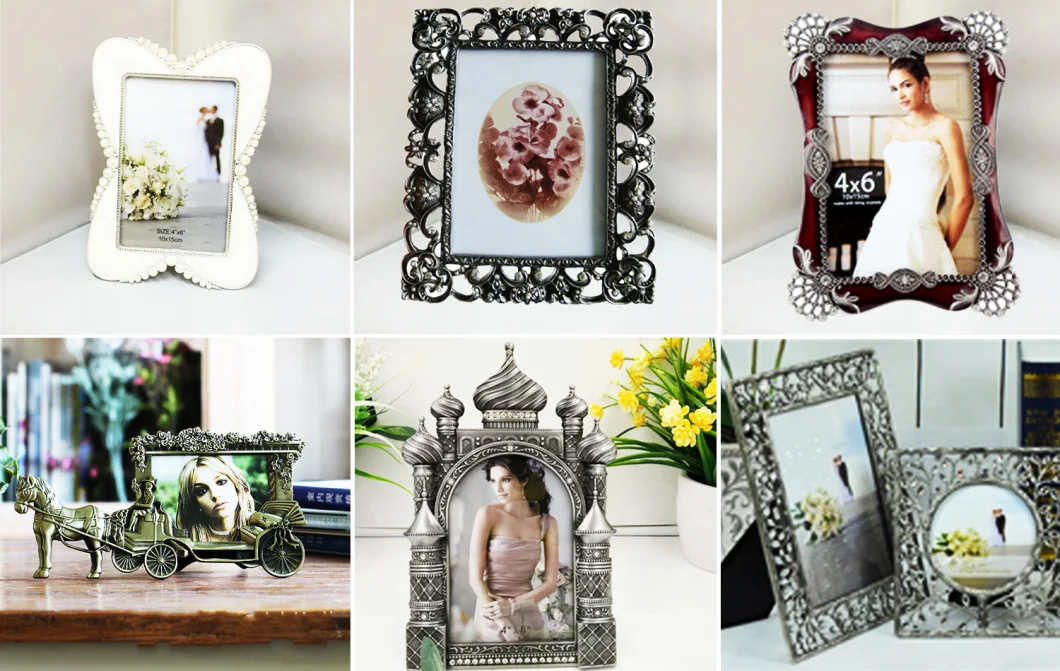 Decoration Album Personalized Gift Craft Advertising Display Mirror Plaque Wedding Crystal Glass MDF Wood Collage Flower Picture  Photoframe (06)