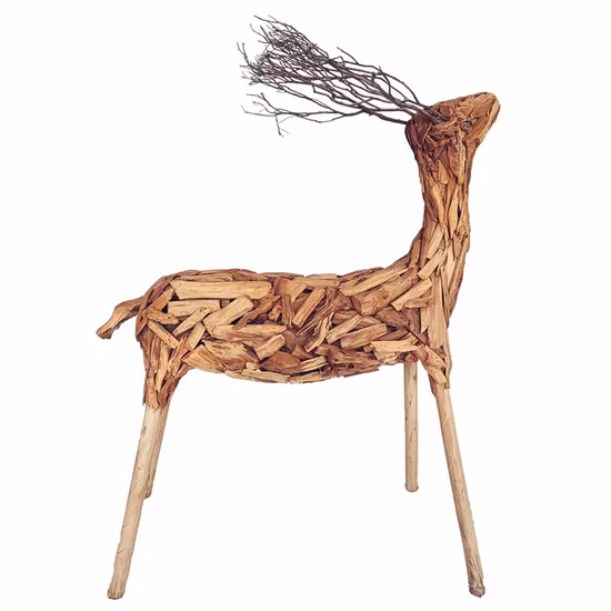 Sculpture en bois Sculpté Coq en bois Ameublement Oeuvre d'art Artisanat